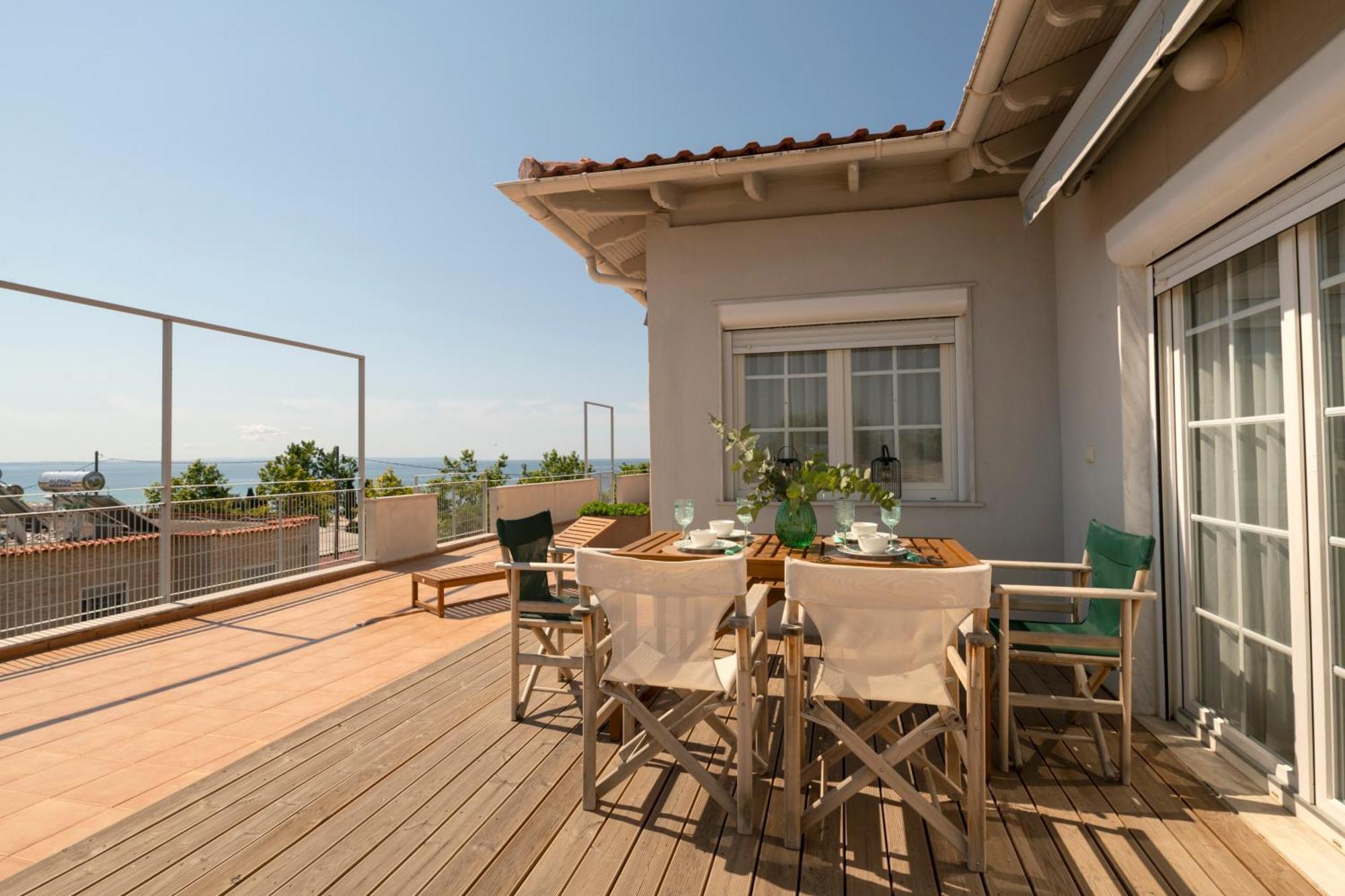 Ammos Seafront Family Apartments Неа Плагия Екстериор снимка